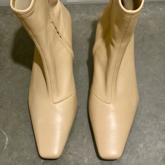 Loeffler Randall Thandy Bisque Ankle Boot/Bootie NWOB 8.5 Pointed Square Toe - Picture 5 of 9